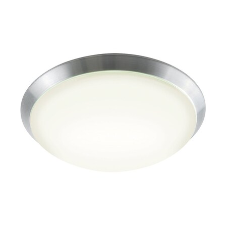 Elk Lighting Luna 36-Lght Flsh Mnt Alum w/Polycarb Diffuser -Integrated LED -Small FML500-10-98